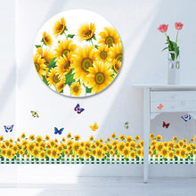 Laden Sie das Bild in den Galerie-Viewer, Natürliche 3D-Blumen-Wanddekoration aus grünem Gras