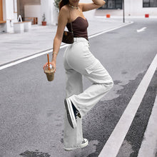 Laden Sie das Bild in den Galerie-Viewer, Lässige Jeans mit geradem Bein