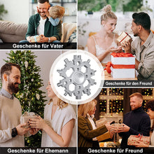 Laden Sie das Bild in den Galerie-Viewer, Schneeflocke Multifunktions Zappelspinner Schraubenschlüssel Werkzeug