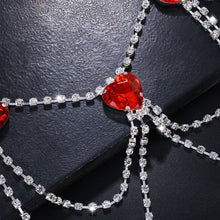 Laden Sie das Bild in den Galerie-Viewer, Rubin Königin Beinkette