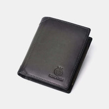 Laden Sie das Bild in den Galerie-Viewer, Bifold-Geldbörse aus Leder für Herren mit Anti-Diebstahl-RFID-Blockierung