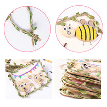 Laden Sie das Bild in den Galerie-Viewer, Kinder handgemachtes Tierpuzzle aus Holz