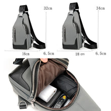 Laden Sie das Bild in den Galerie-Viewer, Lässige USB-Brusttasche