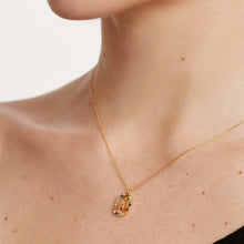 Laden Sie das Bild in den Galerie-Viewer, Bunte Kristall-Buchstabe-Halskette