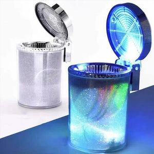 Bunter LED Autoaschenbecher