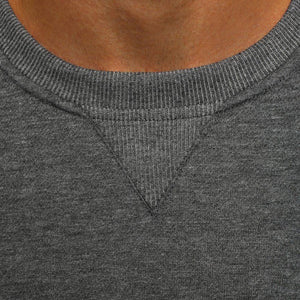 Lässiger Lockerer Einfarbiger Langarm-Pullover für Herren