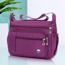 Laden Sie das Bild in den Galerie-Viewer, Damen lässige diebstahlsichere wasserdichte Umhängetasche mit mehreren Fächern