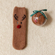 Laden Sie das Bild in den Galerie-Viewer, 🎄🧦Kreative Geschenkbox mit runden Kugeln und Weihnachtssocken
