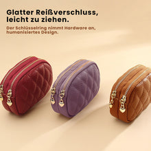 Laden Sie das Bild in den Galerie-Viewer, Damen zweilagige Brieftasche aus Leder