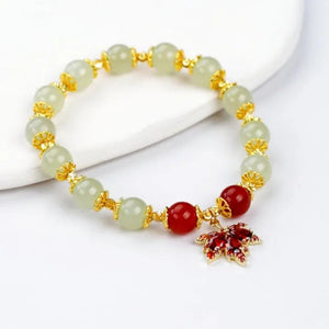 Roter Ahornblatt-Schmuck