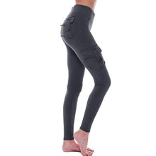 Laden Sie das Bild in den Galerie-Viewer, Damen Sport Enge Yogahosen