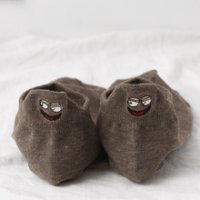 Laden Sie das Bild in den Galerie-Viewer, Lustige bestickte Karikatur-Smiley-Socken (10 Paar)