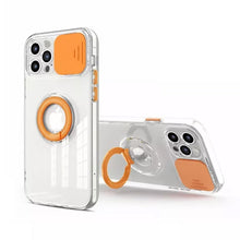 Laden Sie das Bild in den Galerie-Viewer, iPhone transparente Handyhülle mit Ring