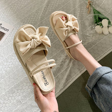 Laden Sie das Bild in den Galerie-Viewer, Sommerliche vielseitige modische Sandalen mit Schleife