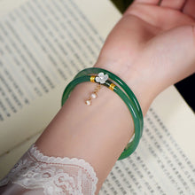Laden Sie das Bild in den Galerie-Viewer, Zartes Minimalistisches Jade-Armband