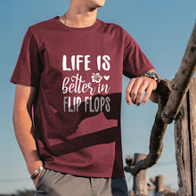 Laden Sie das Bild in den Galerie-Viewer, Life Is Better In Flip Flops T-shirt