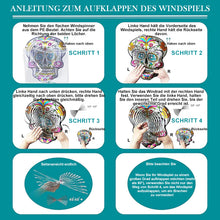 Laden Sie das Bild in den Galerie-Viewer, Metall-Windspiel 3D-Schädel-Ornament