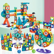 Laden Sie das Bild in den Galerie-Viewer, Magnetische Bausteine Schienenspleißspielzeug für Kinder
