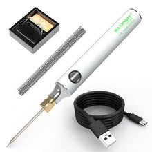 Laden Sie das Bild in den Galerie-Viewer, USB tragbares elektrisches Lötkolben-Set