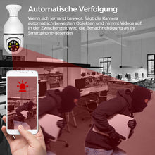 Laden Sie das Bild in den Galerie-Viewer, Drahtlose WLAN-Überwachungskamera mit Glühbirne