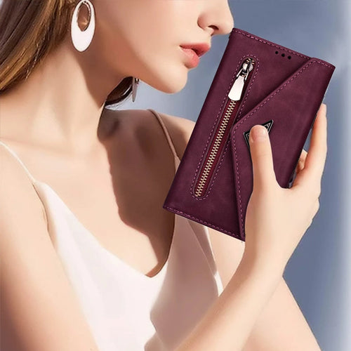 Handytasche aus Leder in Briefumschlagform