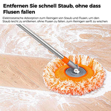 Laden Sie das Bild in den Galerie-Viewer, 360° Drehbarer Verstellbarer Wischmopp