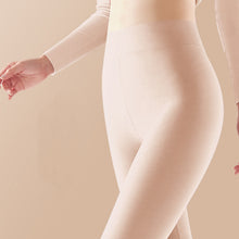 Laden Sie das Bild in den Galerie-Viewer, Thermohose mit beidseitiges Schleifenfleece und hoher Taille