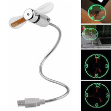 Laden Sie das Bild in den Galerie-Viewer, USB-Ventilator mit Lichteinstrahlung