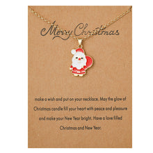 Laden Sie das Bild in den Galerie-Viewer, Legierungshalskette der Weihnachtsserie