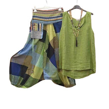 Laden Sie das Bild in den Galerie-Viewer, Lässige ärmellose Damenbekleidung im ethnischen Stil