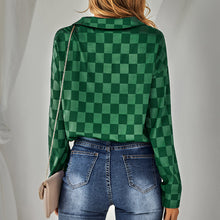 Laden Sie das Bild in den Galerie-Viewer, Lässiges Kariertes Jacquard-Hemd