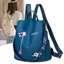 Laden Sie das Bild in den Galerie-Viewer, Wasserdichter bestickter Rucksack