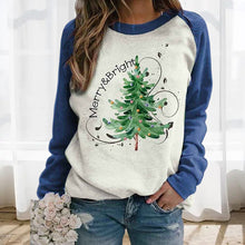Laden Sie das Bild in den Galerie-Viewer, Lässiges Weihnachtsbaum-Sweatshirt