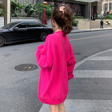 Laden Sie das Bild in den Galerie-Viewer, Lockerer Dicker Pullover mit Rundhalsausschnitt