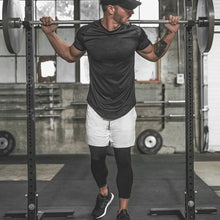 Laden Sie das Bild in den Galerie-Viewer, Herren Fitnessshorts - mit Elasthan Leggings