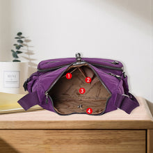 Laden Sie das Bild in den Galerie-Viewer, Reisetasche aus Nylon mit Reißverschluss