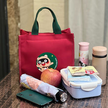 Laden Sie das Bild in den Galerie-Viewer, Niedliche Bären Lunchtasche aus Segeltuch