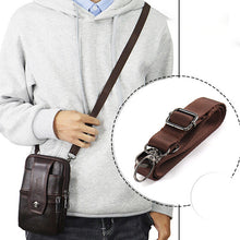 Laden Sie das Bild in den Galerie-Viewer, Multifunktionale Handy-Gürteltasche Aus Leder