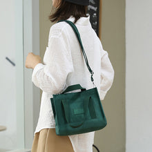 Laden Sie das Bild in den Galerie-Viewer, Einfarbige Mehrschichtige Umhängetasche für Pendler