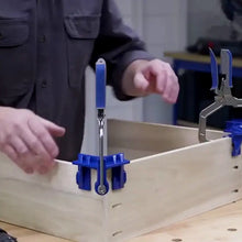 Laden Sie das Bild in den Galerie-Viewer, Holzbearbeitungswerkzeuge – 90-Grad-Winkelklemmen aus Metall