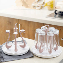 Laden Sie das Bild in den Galerie-Viewer, Kreativer multifunktionaler drehbarer Schwanenabflussbecherhalter