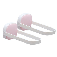 Laden Sie das Bild in den Galerie-Viewer, Faltbares U-förmiges zweireihiges Kleiderbügel Lagerregal
