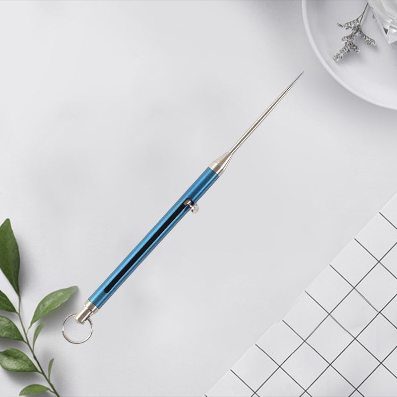 Einziehbarer Zahnstocher aus Titan