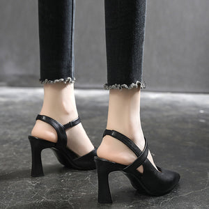 Elegante Damen-Sandalen Mit Hohem Absatz