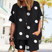 Laden Sie das Bild in den Galerie-Viewer, Lässige und einfache gepunktete Damenbekleidung