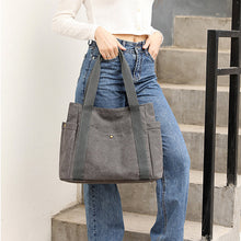 Laden Sie das Bild in den Galerie-Viewer, Retro Einfache Segeltuchtasche