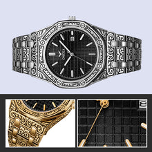 Laden Sie das Bild in den Galerie-Viewer, Wasserdichte klassische Quarzuhr für Herren