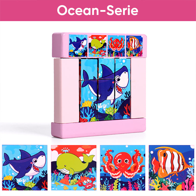 Kinder-Spielzeug lustiges 3D-Schnippendes Rätselblöcke