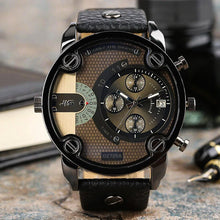 Laden Sie das Bild in den Galerie-Viewer, Stylische Herrenuhr mit großem Zifferblatt und Stahlband
