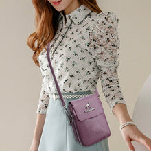 Laden Sie das Bild in den Galerie-Viewer, Neue modische doppellagige Umhängetasche aus weichem Leder